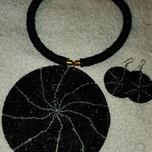 Statement Necklace and Matching Earrings